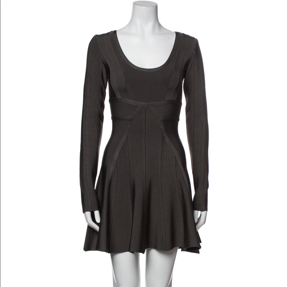 - Herve leger grey dress XS